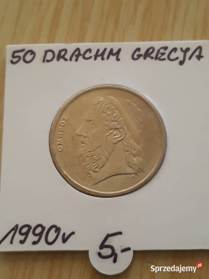 50 Drachm Grecja 1986 i 1990 r Konin