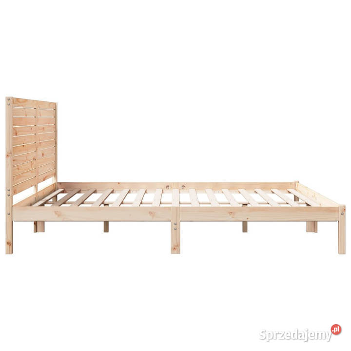 Dłuższe łóżko bez materaca lite drewno 200x220 Warszawa