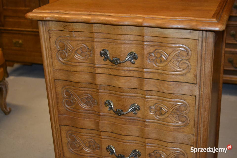 komoda szyfonierka ludwikowska dąb śląskie Będzin