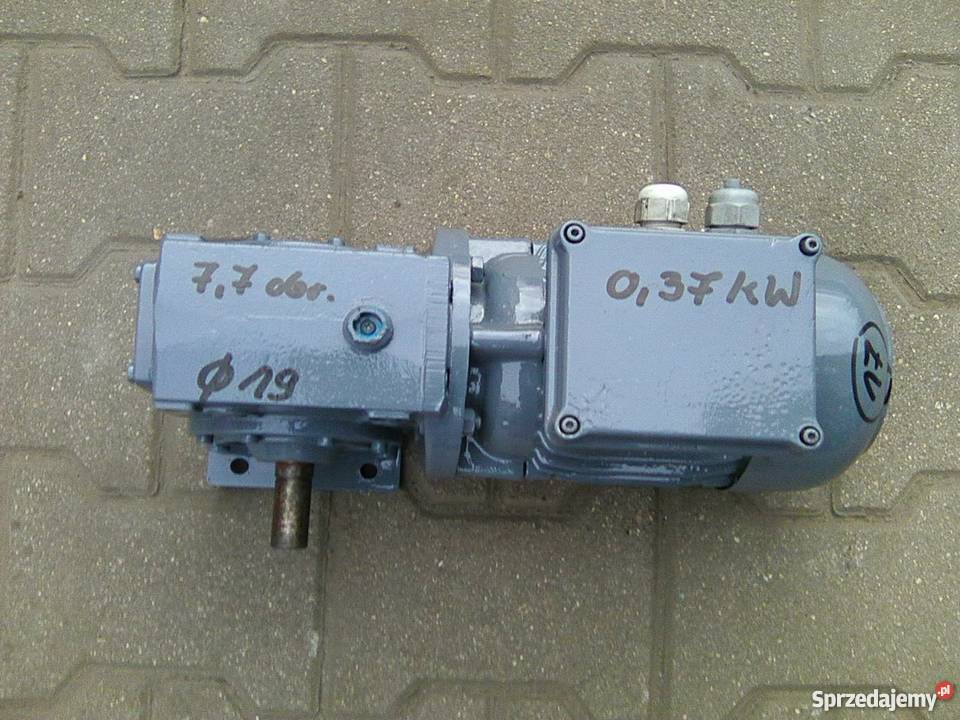 Motoreduktor 018 kW 13 obr 3faz wielkopolskie Leszno