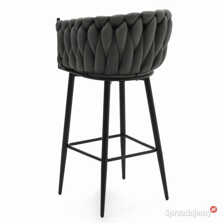 Szary Hoker Tapicerowany Latina Wysyłka 24H