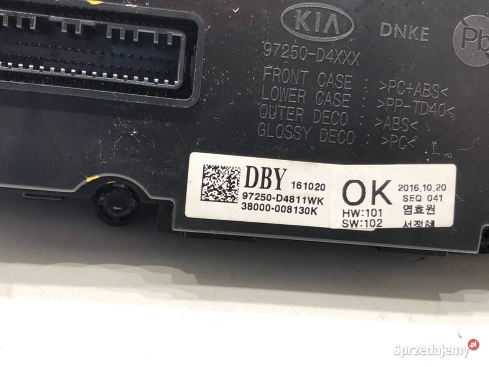 PANEL STEROWANIA NAWIEWU KIA OPTIMA 97250D4811WK podkarpackie sprzedam