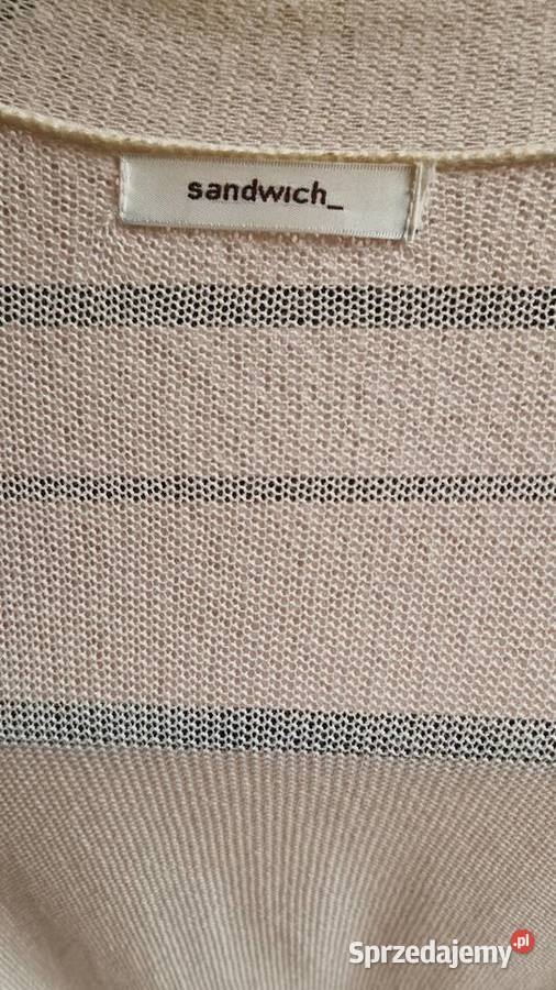 NARZUTKA SWETER bez zapinania marki Sandwich Odzież damska Lublin sprzedam