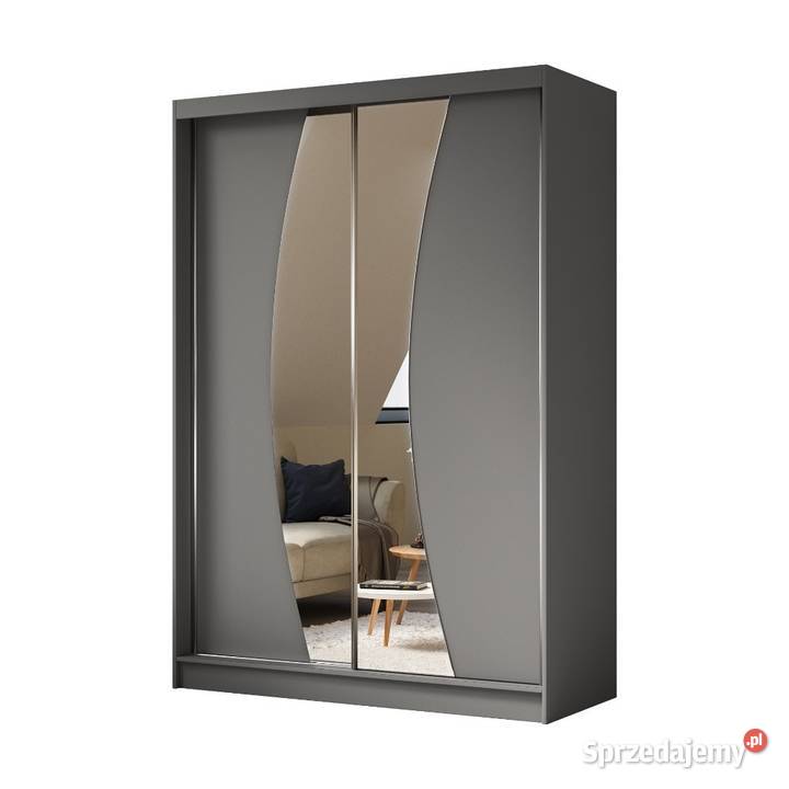 NOWA tania szafa 150 6 kolorów LUSTRO Kluczbork