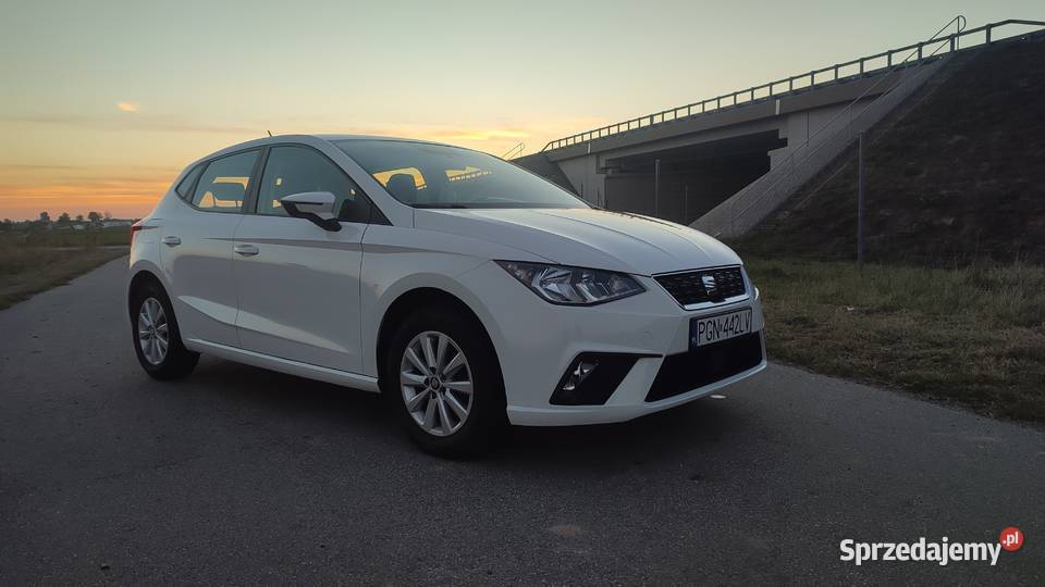 Seat Ibiza V 10 MPI 2018r niski przebieg 72 wielofunkcyjna kierownica Gniezno sprzedam