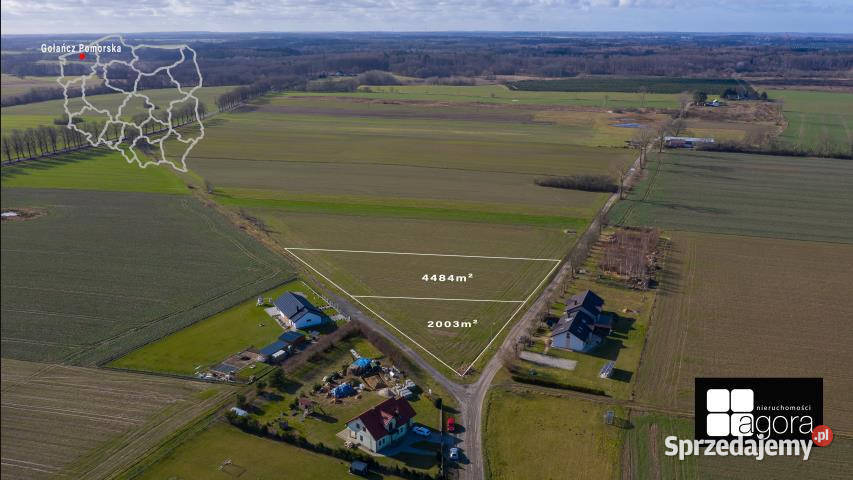 sprzedaży gruntu Gołańcz Pomorska 1734m2