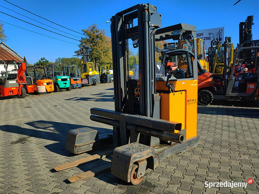 Wózek widłowy elektryczny reach truck Still Wózki widłowe Kęty