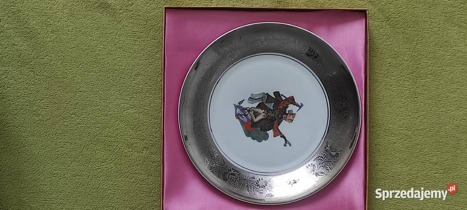 4 talerze dekorTańce Polskie Zofia Stryjeńska Warszawa