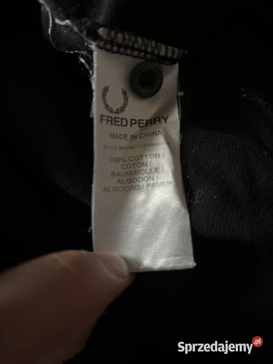 Czarna oszulka polo FRED PERRY M OKAZJA Zamość sprzedam