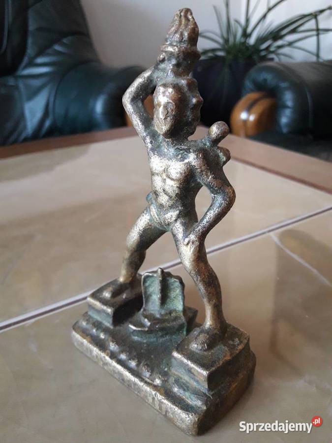 Kolos z Rodos brąz mosiądz Rękodzieło Janów Lubelski