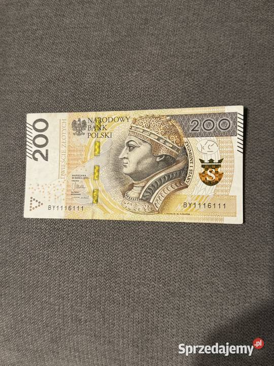 Banknot obiegowy RADAR BY1116111 sprzedam