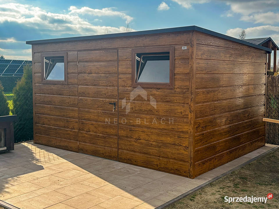 Schowek Domek Ogrodowy 35x2m 2x Okno Ciemny Malbork