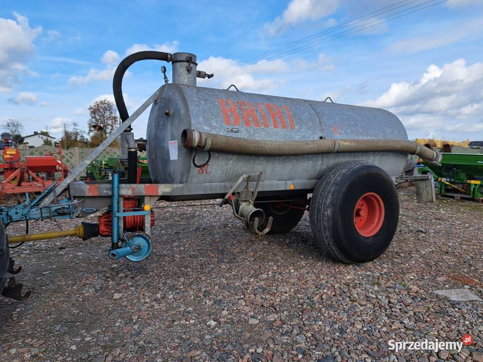 Beczkowóz BRIRI 6000 beczka asenizacyjna wielkopolskie Kłodawa sprzedam