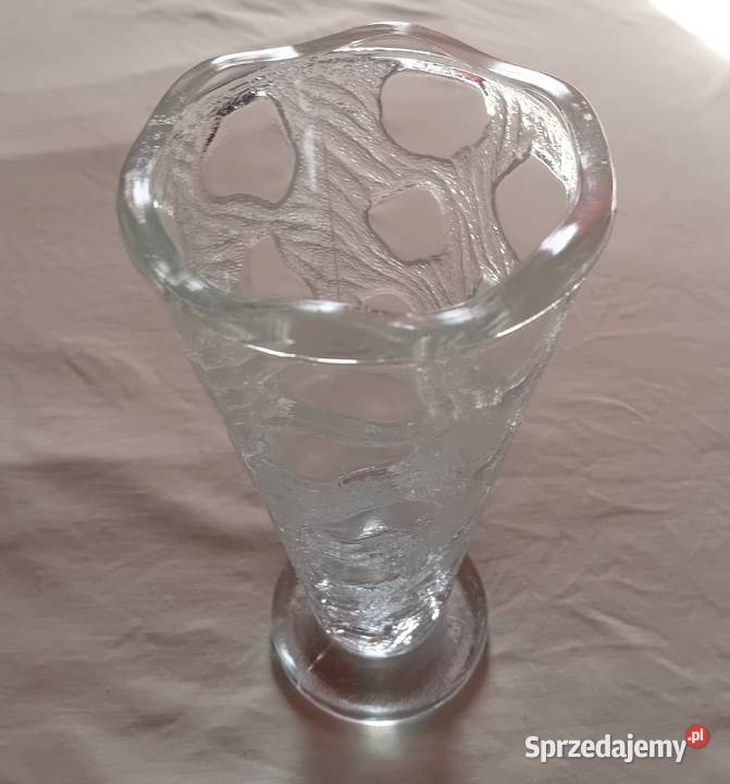 Wazon Sklo Union Bohemia lata 60e70e XX w Porcelana i szkło Koźminek