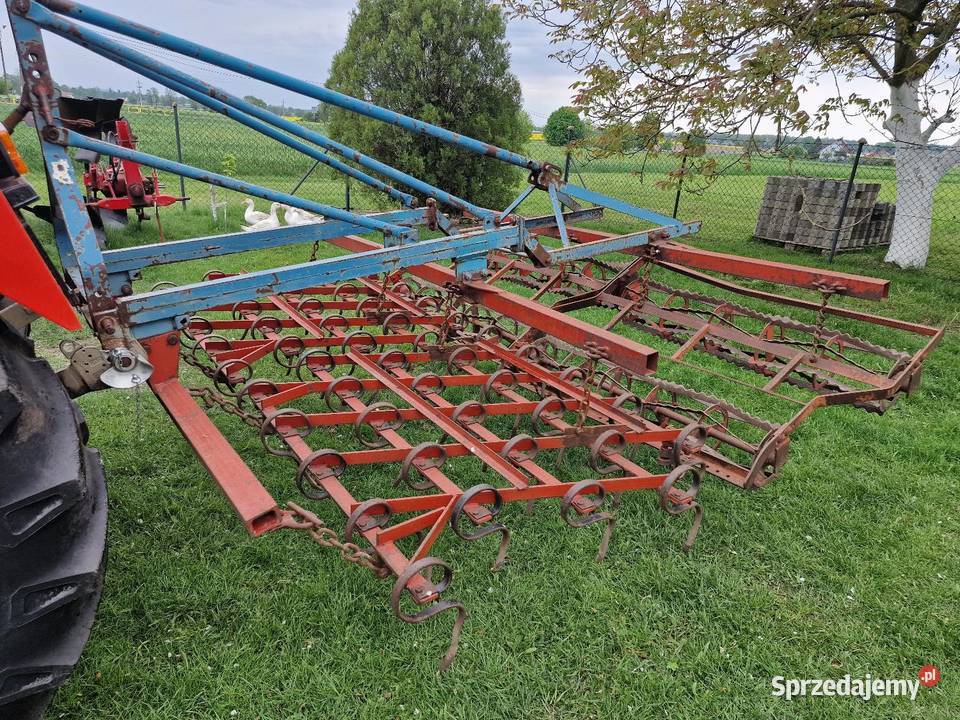 Agregat uprawny brona sprężynowa Rau z Wałkami Starokrzepice