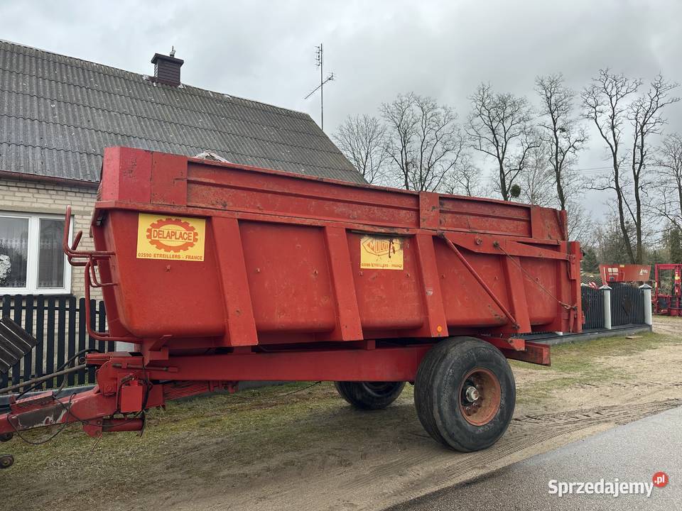 Przyczepa skorupowa DELAPLACE 11 ton nieuszkodzony Łyse sprzedam