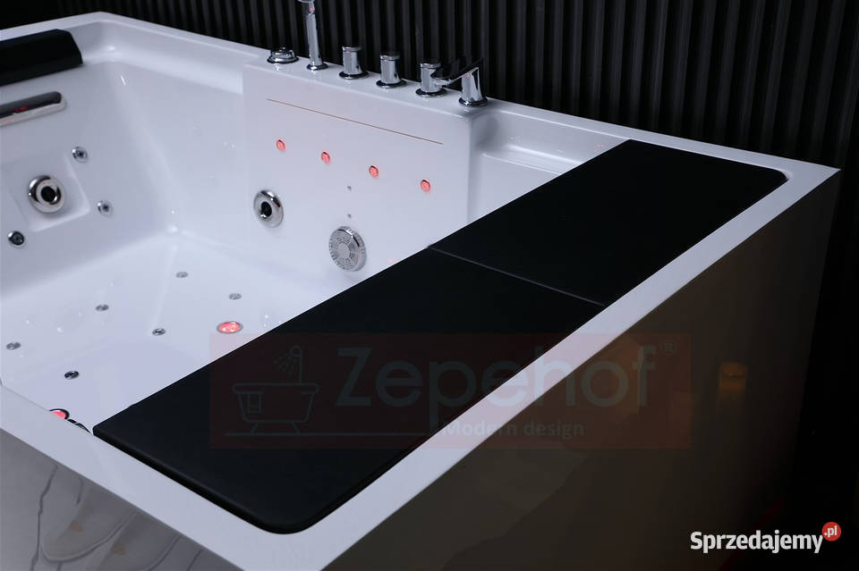 Wanna z hydromasażem EBD628 L prostokątna Grabówka