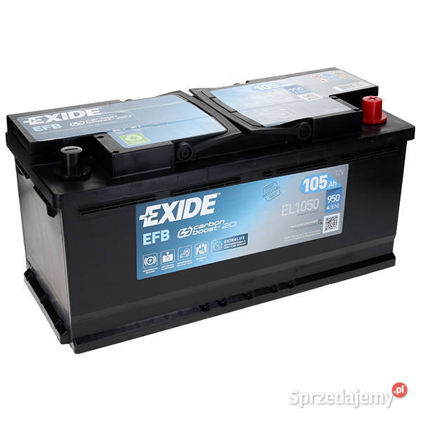 Akumulator Exide EFB 12V 105Ah 950A P L6 EL1050 dolnośląskie Jelcz-Laskowice