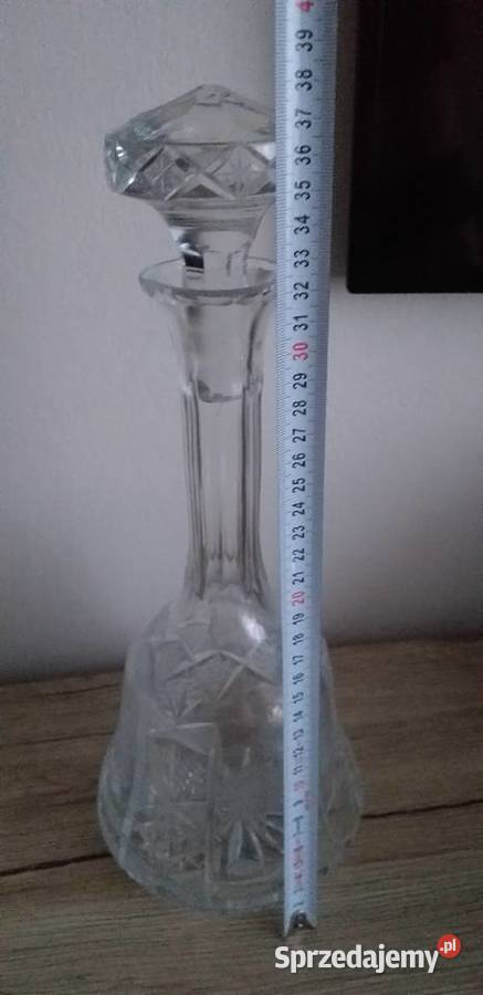 Kryształowa karafka prl