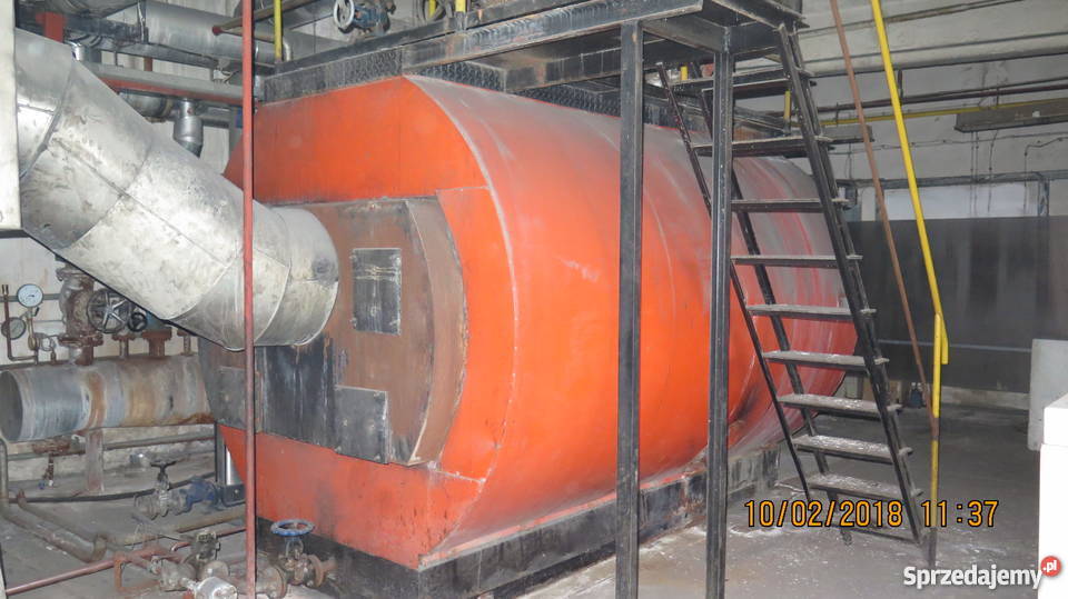 Kompletna kotłownia z fabryki styropianu