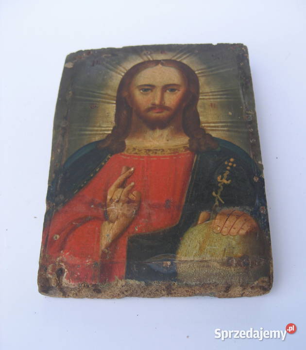 Stara Ikona Pantokrator Oryginal Zegarki i Biżuteria Warszawa sprzedam