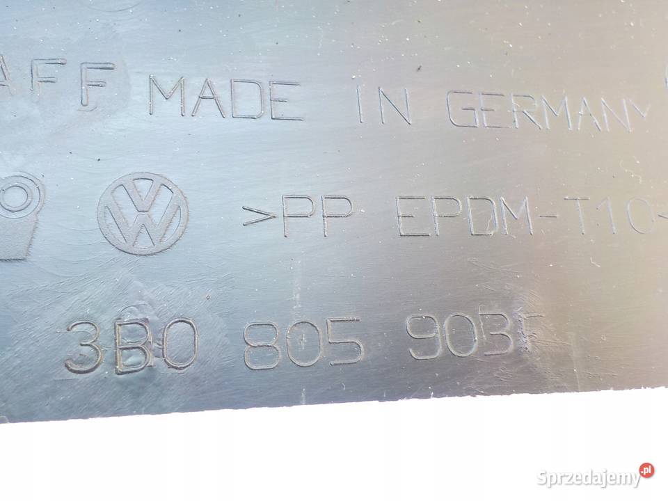 DOKŁADKA SPOJLER ZDERZAKA PRZÓD VW PASSAT B5 osobowe Nowy Tomyśl