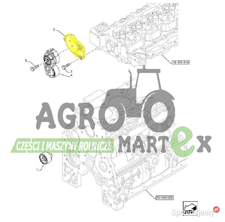 504075010 PŁYTA NAPINACZ CNH Wichrów sprzedam