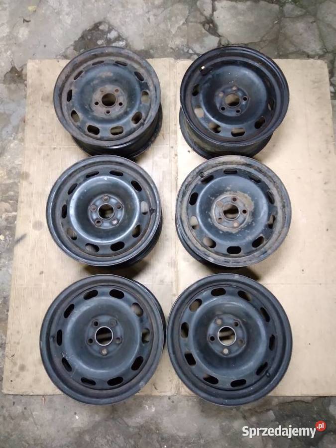 Felgi stalowe komplet golf octavia leon 15 5x100 Miękinia sprzedam