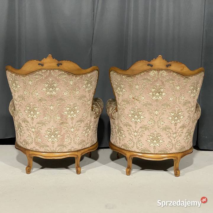 Barokowy komplet wypoczynkowy sofa czteroosobowa Gryfice