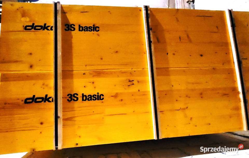 Sklejka szalunkowa Doka 3S BASIC 2 x 05m 100 Palikije Pierwsze