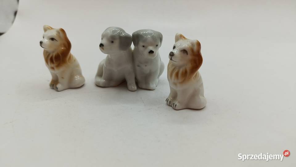 Figurka ozdoba malutkie pieski kolekcja