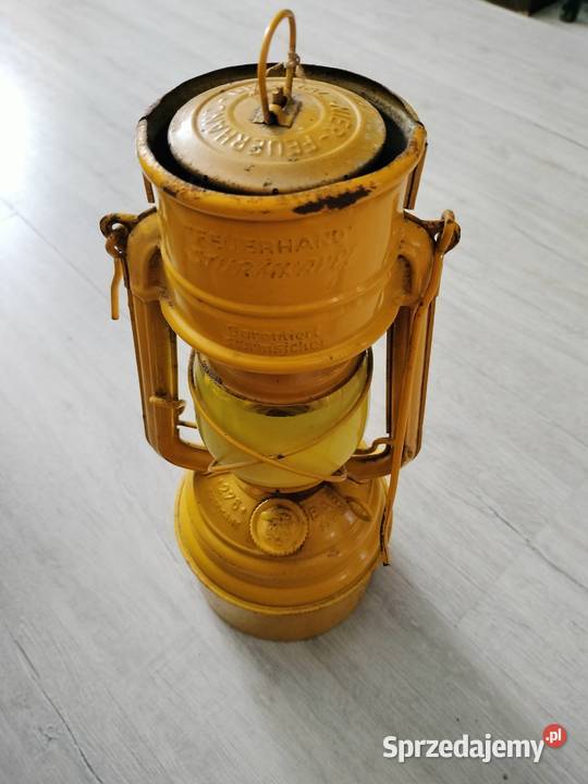 Żółta lampa naftowa Niemcy zachodniopomorskie Choszczno sprzedam
