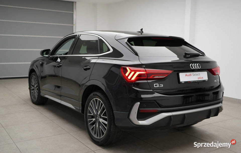 Audi Q3 Sportback 45TFSI 245 Quattro Sline światła do jazdy dziennej świętokrzyskie Kielce sprzedam