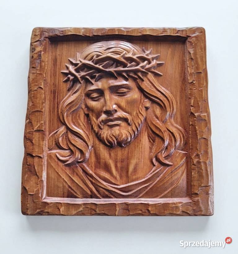 Matka Boska i Jezus Chrystus 2 płaskorzeźby w Nowy Targ