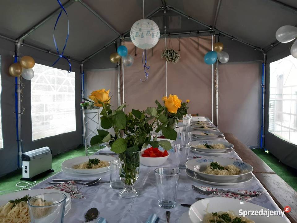 Namiot imprezowy ogrodowy wynajem na 5 dni świętokrzyskie Stąporków