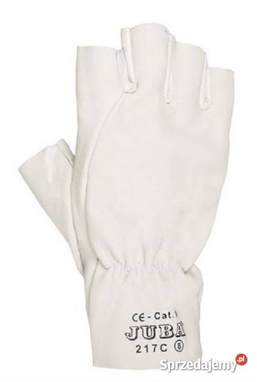 Rękawice bezpalcowe ze skóry licowej JUBA 217C wielkopolskie Gniezno