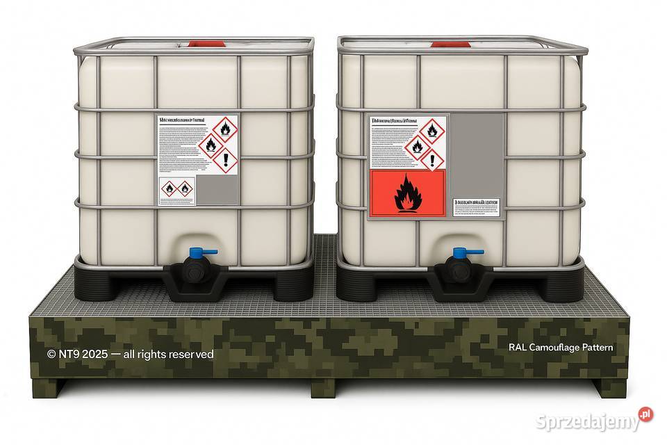 Wanna wychwytowa ociekowa pod dwa pojemniki Bielsko-Biała