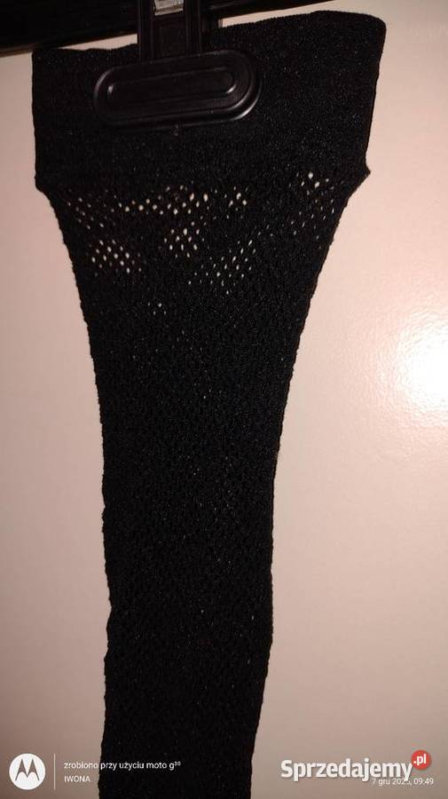 Seksi nowe czarne kabaretki zakolanówki Sinsay wielkopolskie Ostrów Wielkopolski