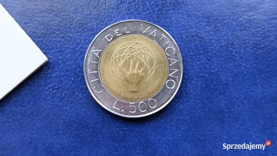 Stare monety 500 lir 1983 Stworzenie Świata