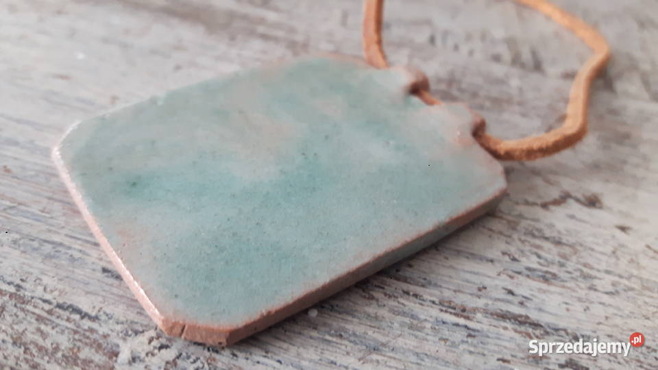 Naszyjnik ceramiczny ręcznie wykonany Otwock