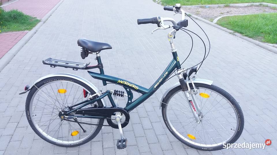 RIXE Aluminiowy rower 7biegi Prądnica w piaście Płońsk