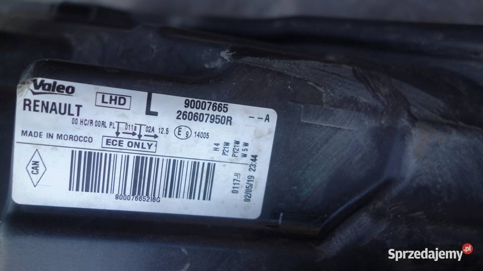 LAMPA PRZOD PRZEDNIA LEWA DACIA LODGY DOKKER Ruda Śląska