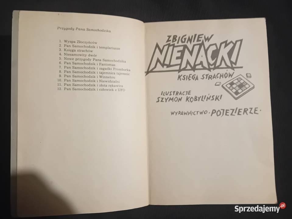 Zbigniew Nienacki Księga strachów Wyd Pojezierze Koźminek