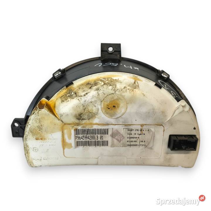 LICZNIK ZEGARY P9645994280 Citroen C3 I C2 11 14 lubelskie Chełm