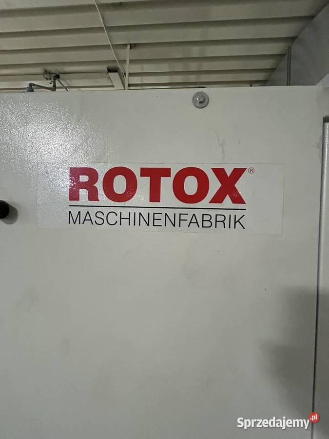 Czyszczarka naroży PVC Rotox CNCstół obrotowy Łomża