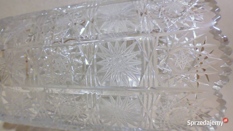 Wazon Kryształowy Bohemia Warszawa