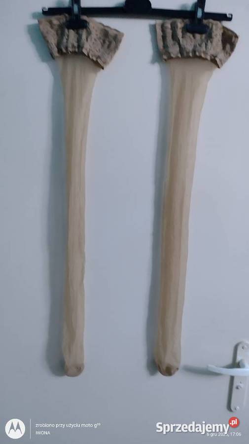 Boskie nowe cienkie cieliste pończochy Adrian 56 wielkopolskie Ostrów Wielkopolski