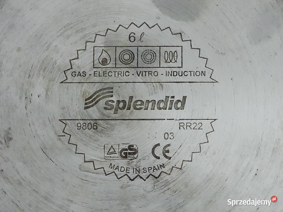 Szybkowar Splendid 6L stal nierdzewna produkcja Garnki i szybkowary lubelskie