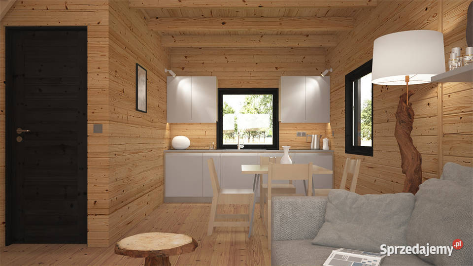 Drewniany domek całoroczny letniskowy 4m7m 1520 Lublin