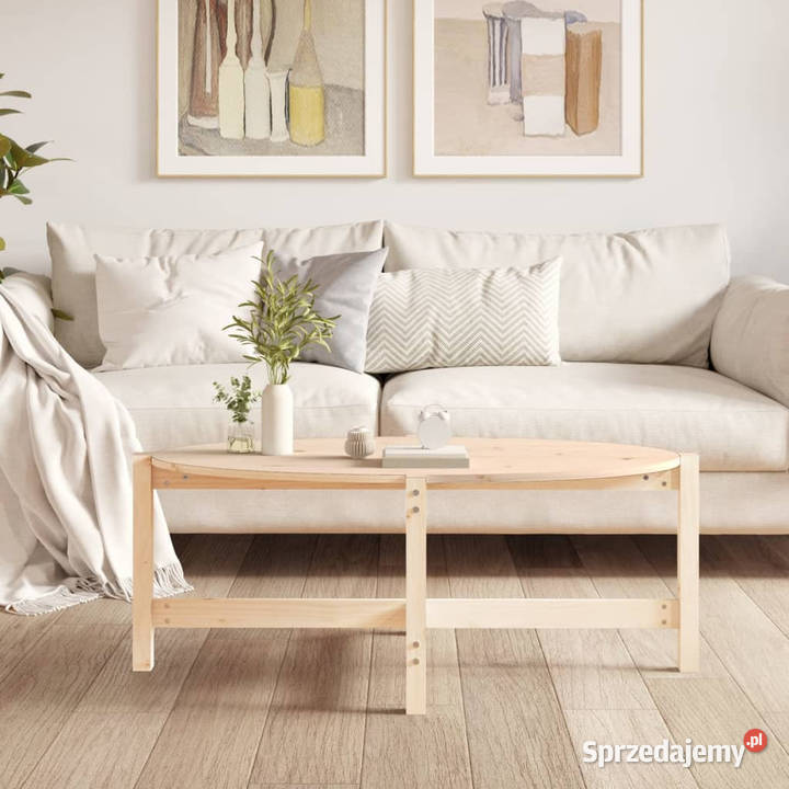Stolik kawowy 118x63x45 lite drewno sosnowe